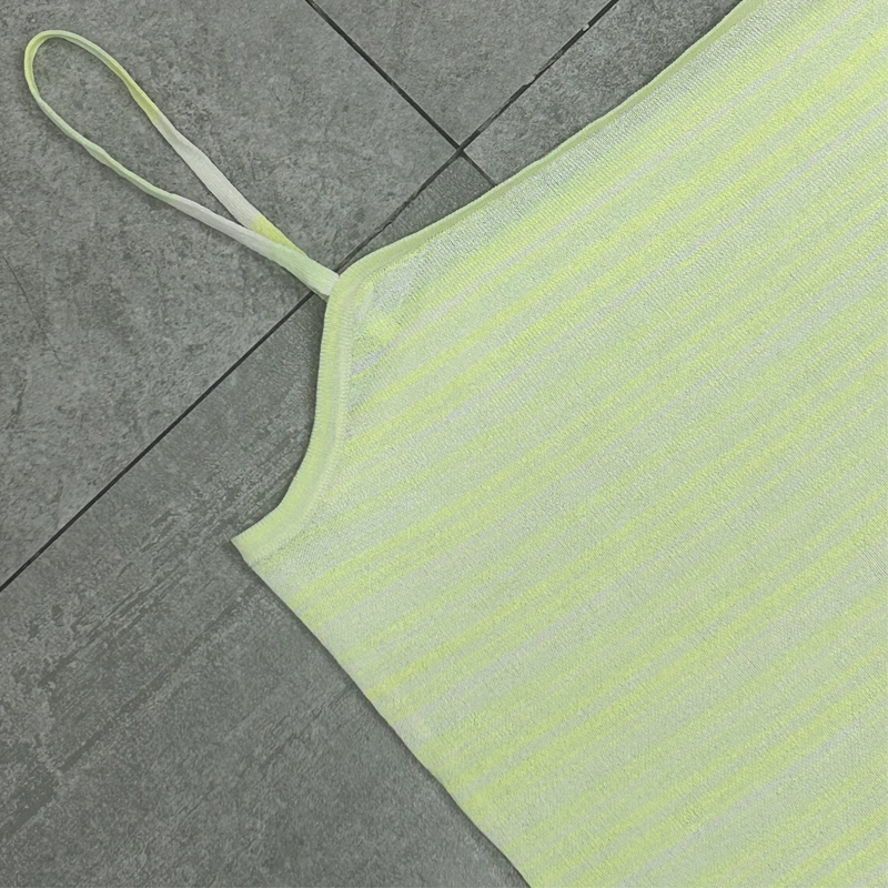 Ladies Casual Striped Dress Simple style suspender dress Women's clothing hot list Cool and light suspender skirt photochromic Photochromic dress