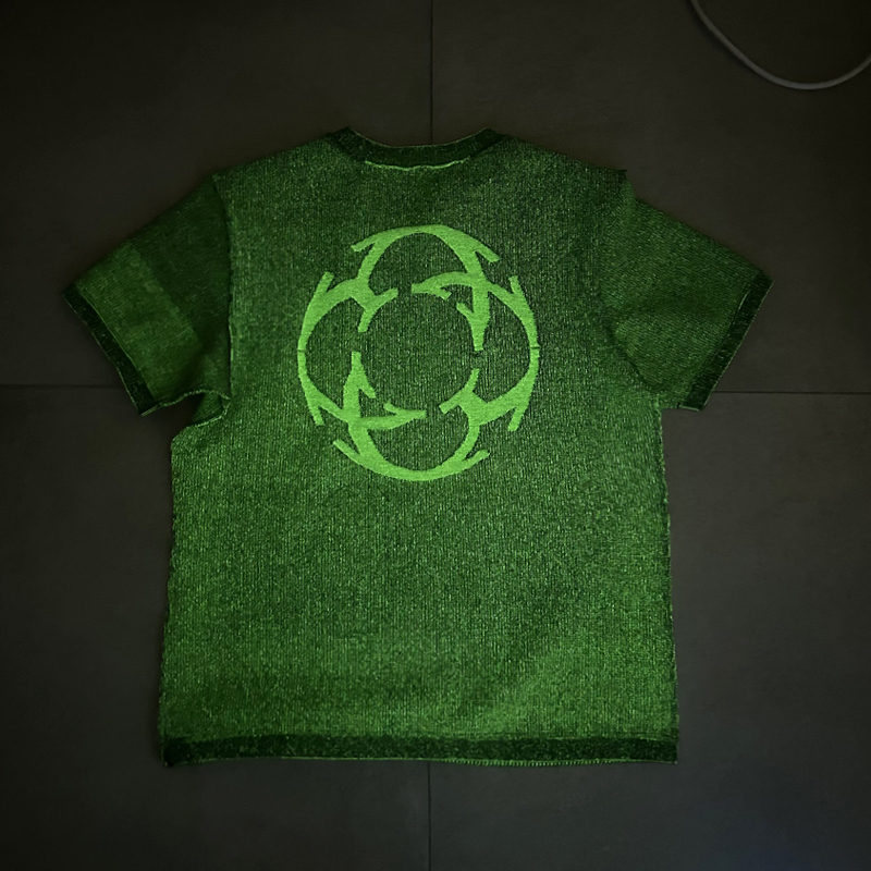 Luminous design Glow in the Dark Men's Denim Shirt Denim T-shirt shirt