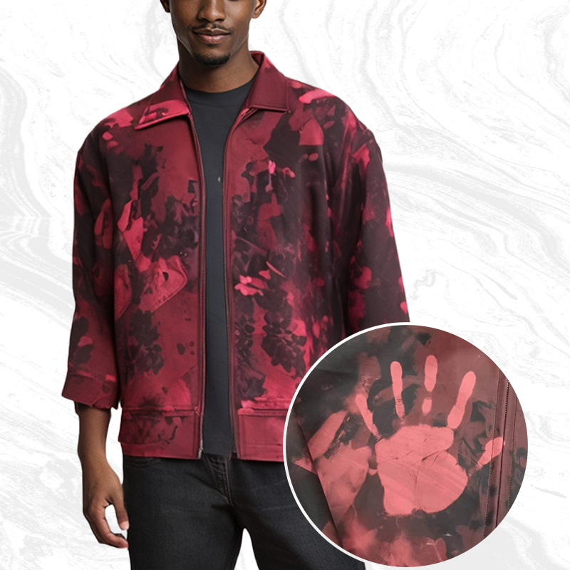Thermochromic leather jacket,Heat-sensit