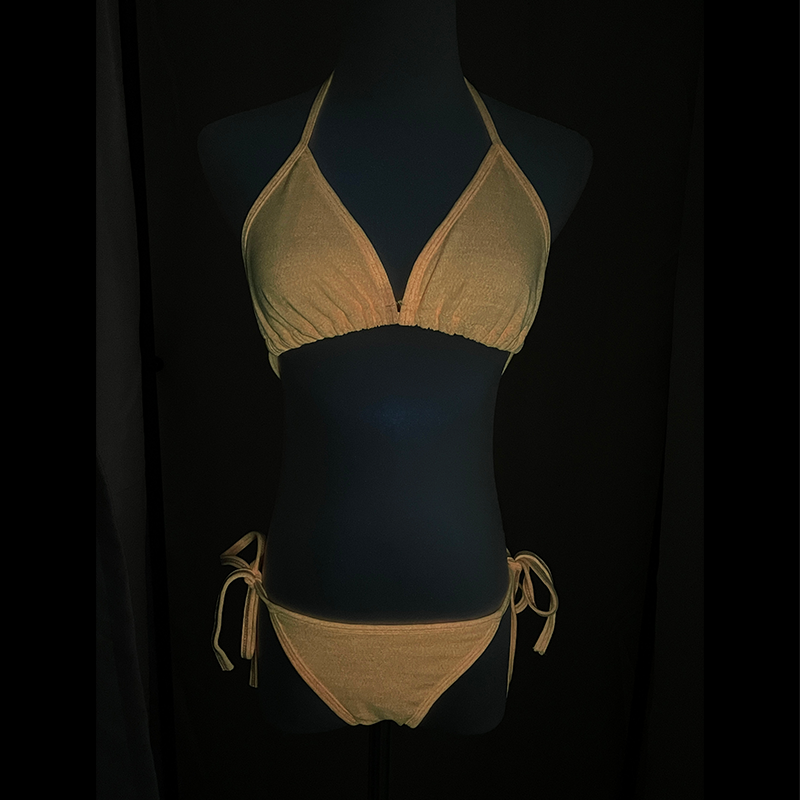 Luminous String Bikini Discoloration Tri