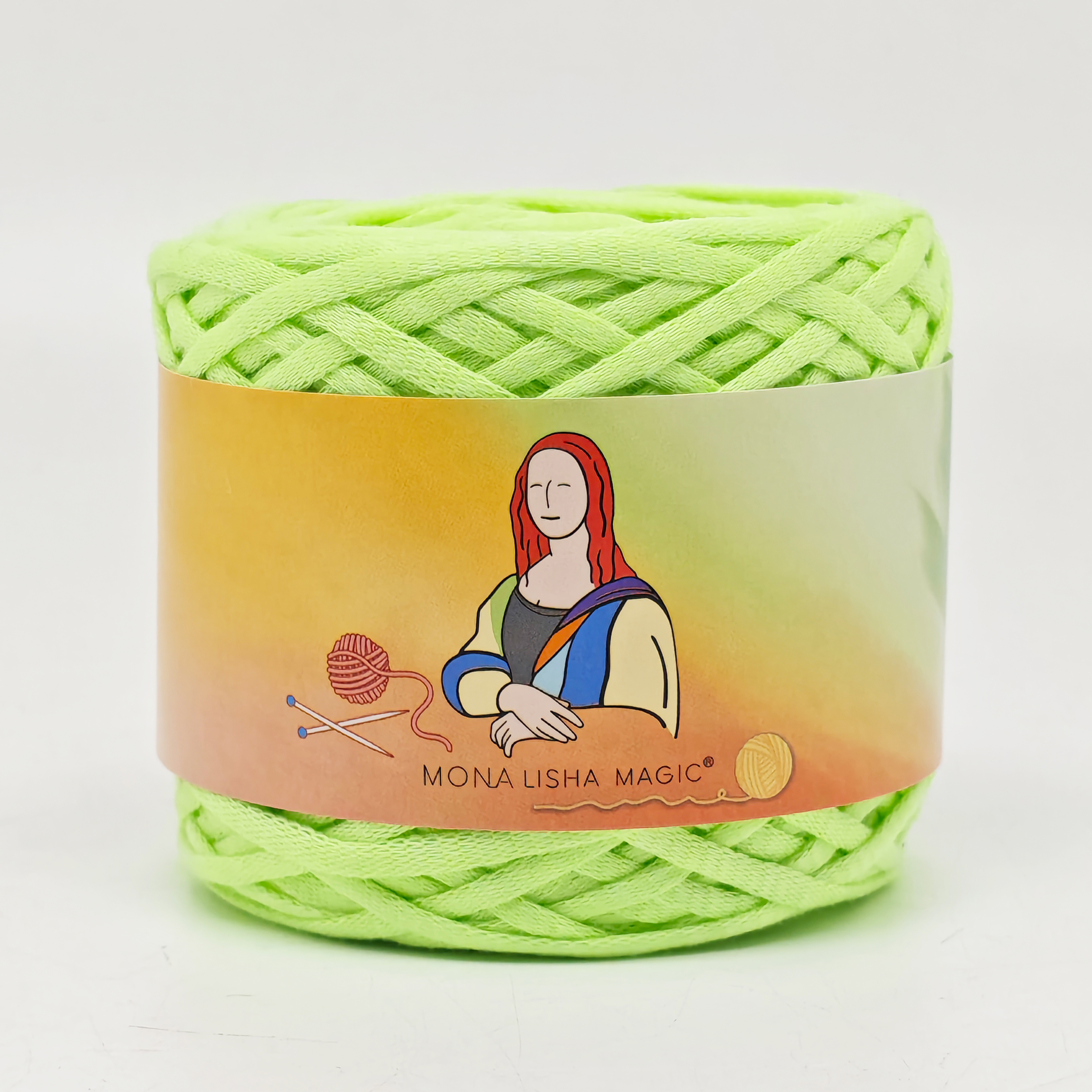 glowing yarn